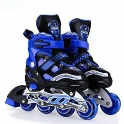 Inline Roller Skates for Boys & Girls 7 to 14 Years Adjustable Skating Shoes In-line Skates - Size 6-9 UK-20