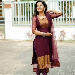 Solid Kurta, Trouser/Pant & Dupatta Set-image-31