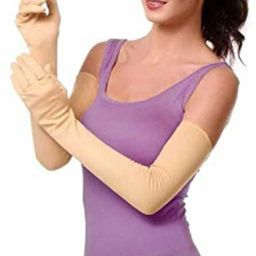 Cotton Sunlight UV and Dust Protection Full Hand Summer Arm Sleeves Gloves S3 Cycling Gloves-image-11
