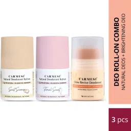Underarm Roll On Deodorant Combo - Glow Revive, Floral Sunset & Sweet Summer Deodorant Roll-on - For Women-image-68