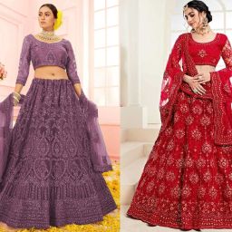 Embroidered Semi Stitched Lehenga Choli-picture-36