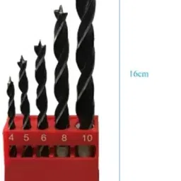 kshivi Drill Bit Set DB:022 Combo Of 13 Pcs Twisted HSS Drill Bit For Metal And 5 Pcs Wood Working Drill Bits For Wood (Pack Of 2) image 3