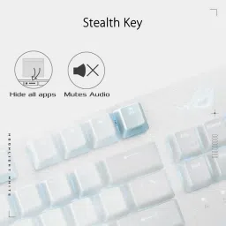 ASUS ROG Strix Scope NX TKL Moonlight White Wired USB Laptop-size Gaming Keyboard Compatible with Desktop, Laptop, Mac , with gaming mode ,multimedia_keys,X806 ROG Strix Scope NX TKL Moonlight White Mechanical Gaming Keyboard image 5