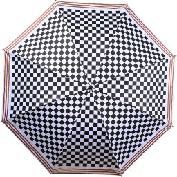 umbrella mart 3 Fold Digital Printed Rain Sun & UV Rays Protective Manual Open Umbrella image 2