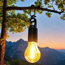 3 Modes Tent Lamp Decorative Tent Lamp for Camping, Hiking, Emergency Outage 6 hrs Bulb Emergency Light-image-49