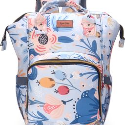 Diaper Bags for Mom Travel Basic Edition|6 Month Warranty |(MULTICOLOR) printed diaper bag-image-109