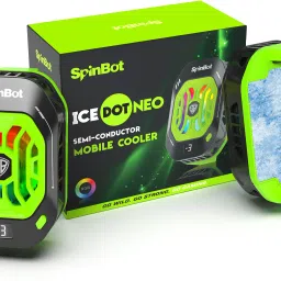SpinBot IceDot Neo semi-conductor based Mobile Cooler with Temperature Display|RGB LightGaming Accessory Kit-15