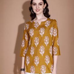Women Printed Viscose Rayon Straight Kurta-image-7