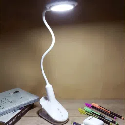 Clip Lamp Rechargeable Desk Lamp with Desk Clip Lamp and 3 Lighting Step Study Lamp-picture-22