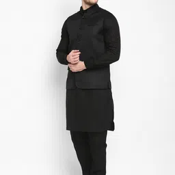 Hangup Men Kurta with Churidar & Nehru Set image 5