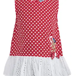 Miyo Red Geometric Regular Top-image-90