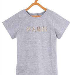 Miyo Grey & Gold-Toned Embellished Regular Top-picture-17