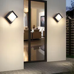 SPARK WORLD White Quirky Square Shaped Wall Lamp image 4