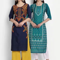 7Threads Women Pack Of 2 Kurtas-image-52