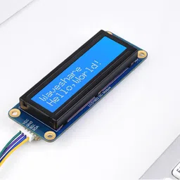 Waveshare LCD1602 I2C Display Module White color with blue background LCD image 4