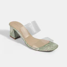 LEMON & PEPPER Women Open Toe Block Mules-9