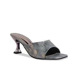 ERIDANI Printed Block Mules-45