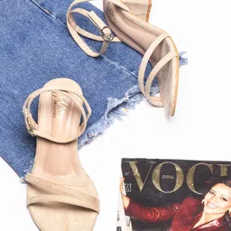 JM Looks Comfortable Sole heel Sandals-31