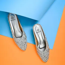 Rocia Embellished Block Heeled Mules-23