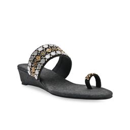 Rocia Embellished Open Toe Wedge Heels-14