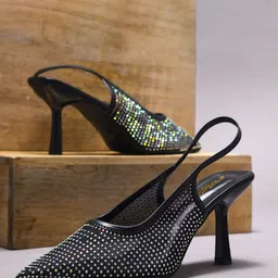 Try Me Party Women Ethnic - Embellished Stiletto Heel Sandal-12