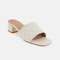 CORSICA Textured Open Toe Block Heels image 3