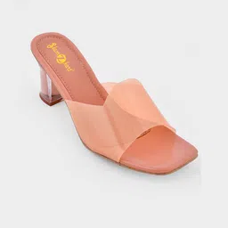 GLAMZKART Textured Block Heels image 5
