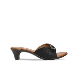 Rocia Textured Open Toe Block Heels image 2