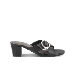 Tresmode Glide Textured Buckle Detail Block Heels image 5