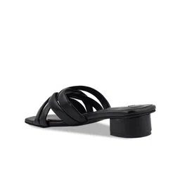 ELLE Cross Straps Open Toe Block heels image 5