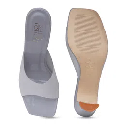 SHUZ TOUCH Textured Open Toe Slim Heels image 2