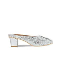 Rocia Embellished Block Heeled Mules image 3