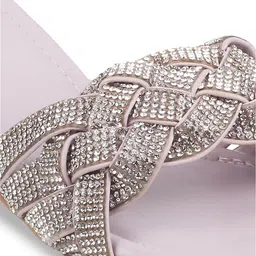 Mochi Embellished Open Toe Block Heels image 5