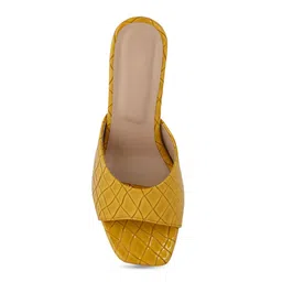 Walkfree Textured Open Toe Block Heels image 4