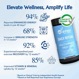 WishNew Wellness Triple Strength Omega-3 & Multivitamin Men 18+ Combo,  60 capsules  image 2
