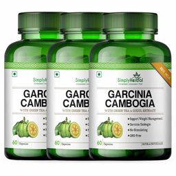Simply Herbal Garcinia Cambogia (Pack of 3),  60 capsules -5
