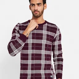 METTLE Checked Cotton Pullover-image-22
