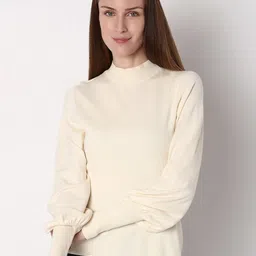 Vero Moda High Neck Pullover Sweaters-picture-46