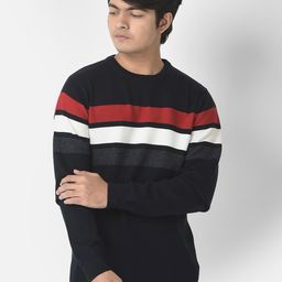 Crimsoune Club Boys Striped Cotton Pullover-picture-28
