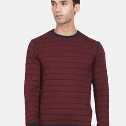 t-base Striped Cotton Reversible Pullover-picture-25