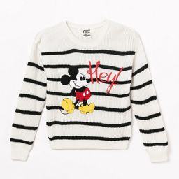 Fame Forever by Lifestyle Girls Grey & Black Mickey Printed Pullover-image-32