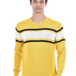 Numero Uno Striped Pure Cotton Pullover-picture-3