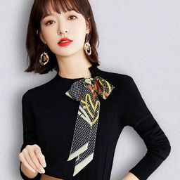 JC Collection Women Black Crop Pullover Sweater-image-88