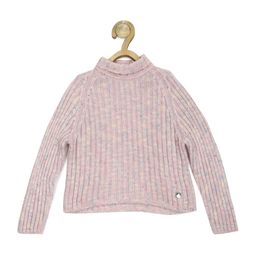 Allen Solly Junior Girls Cable Knit Turtle Neck Pullover Sweaters-picture-45