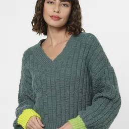 Vero Moda Long Sleeves Cable Knit Pullover-image-81