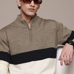 The Roadster Lifestyle Co. Colourblocked Pullover-picture-18