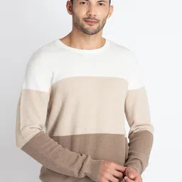 Status Quo Colourblocked Pullover-image-68