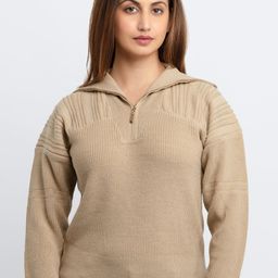 Status Quo Women Beige Pullover-image-56