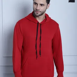 VIMAL JONNEY Pack Of 2 Hooded Cotton Fleece Pullover-image-54