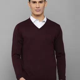 Allen Solly Men Maroon Pullover-picture-20